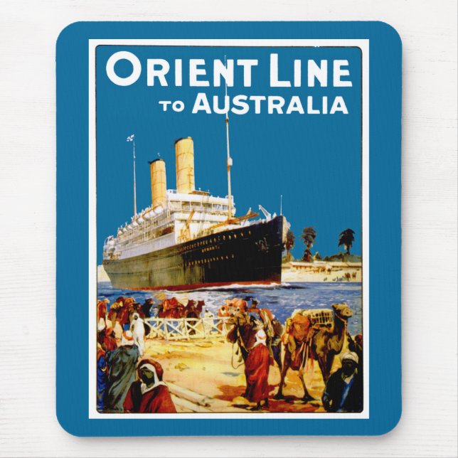 Orient Line till Australien Musmatta (Framsidan)