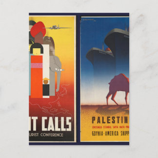 orient och palestinskt vykort