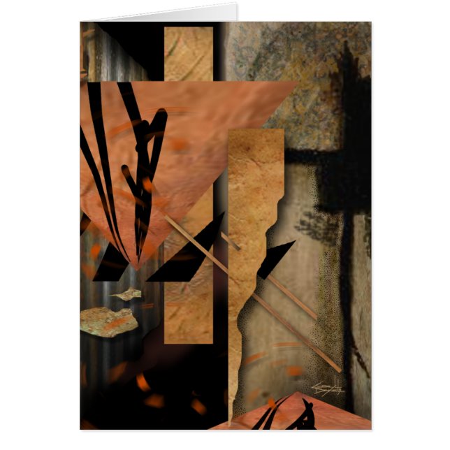 Orient uttryckskort hälsningskort (Framsidan)