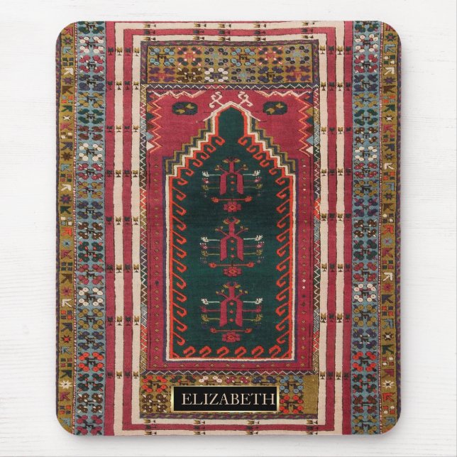Oriental Antik Kilim Matta   Anteckningsbok Musmatta (Framsidan)