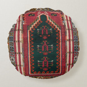Oriental Antik Kilim Matta Rund Kudde
