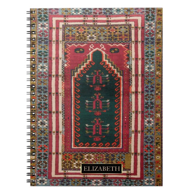 Oriental Antik Kilimmatta Anteckningsbok (Framsidan)
