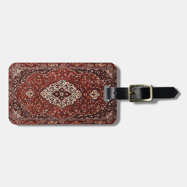 Oriental Antik Persisk Turkisk Matta Bagagebricka (Horisontell Framsida)