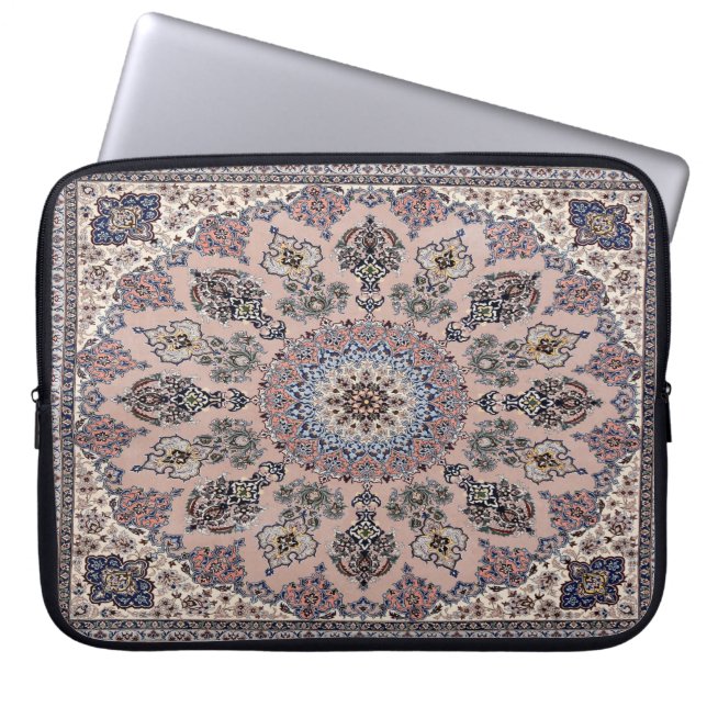 Oriental Antik Persisk Turkisk Matta Laptop Fodral (Framsidan)