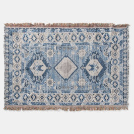 Oriental Antique Blue Kilim Matta Filt