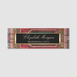 Oriental Antique Kilim Matta Namnbricka