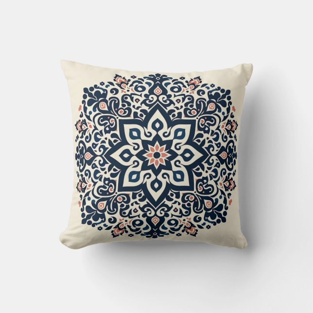 Oriental Arabesque Majestic Motifs Kudde (Framsida)