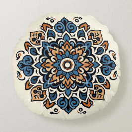Oriental Arabesque Majestic Motifs Rund Kudde