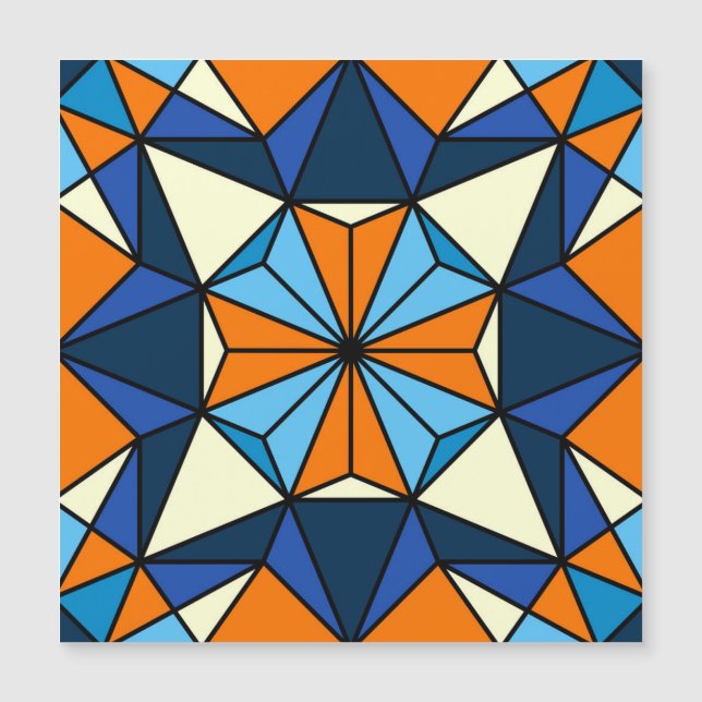 Oriental Arabiska Geometric Seamless Mönster (Framsida)