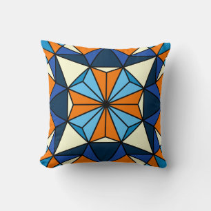 Oriental Arabiska Geometric Seamless Mönster Kudde