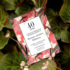 Oriental Bamboo Japansk Flower 40-årsdag