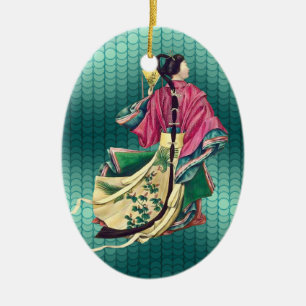 Oriental Beauty Julgransprydnad Keramik
