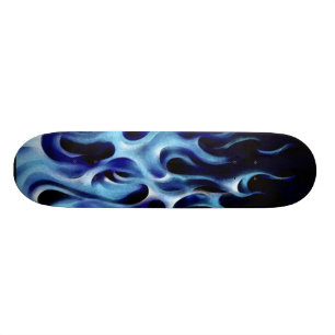 Oriental Blå Skateboard Bräda 19,5 Cm