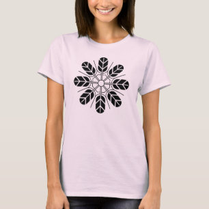 Oriental Black Rosa Japan Inoue Mon Vector Art T Shirt