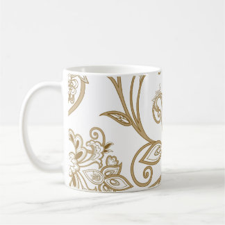 Oriental Blommigt: Flourish Tiled Ethnic. Kaffemugg