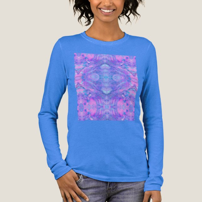 Oriental Boho Graphic - Cosmic Abstrakt Fantasy T Shirt (Framsida)