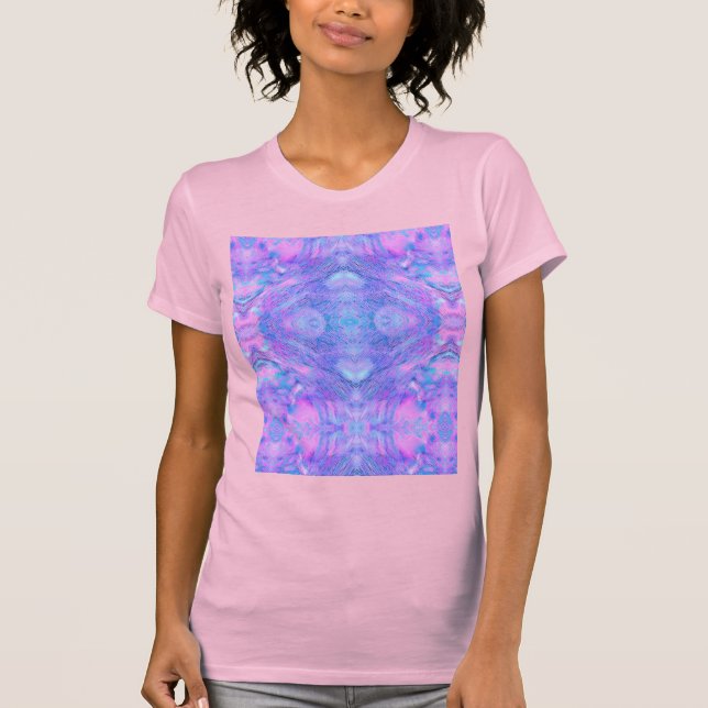 Oriental Boho Graphic - Cosmic Abstrakt Fantasy T Shirt (Framsida)