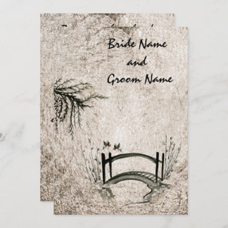 Oriental bridge-inbjudan inbjudningar