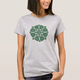 Oriental Brown Grönt Arabiska Egyptenen Geometric T Shirt
