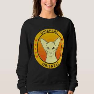 Oriental Cat Porträtt T Shirt