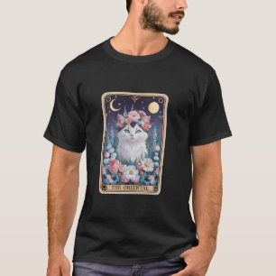 Oriental Cat Tarot Card Childen Cat Dam Kitten T Shirt