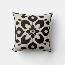 Oriental Chic: Black and White Kilim Pillows Kudde