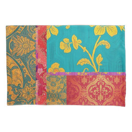 ORIENTAL Colorful Green Red - Pillowcase