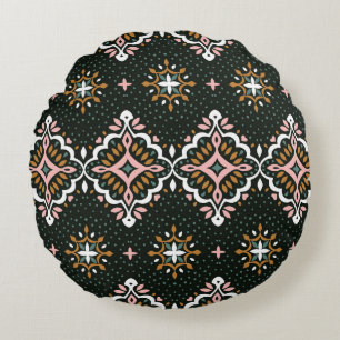 Oriental Damask: Talavera Vintage Elegance Rund Kudde