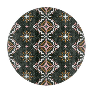 Oriental Damask: Vintage Talavera Mosaic.