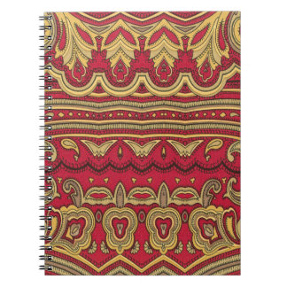 Oriental Decor: Abstrakt Closeup Anteckningsbok