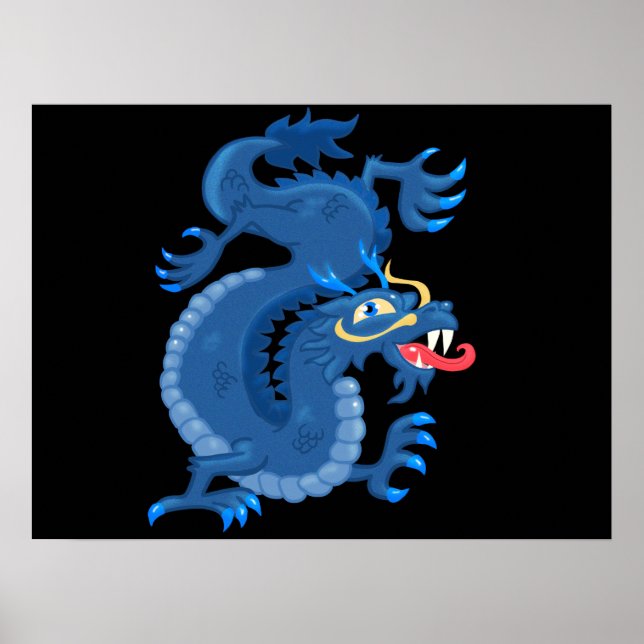 Oriental Dragon Poster (Framsidan)