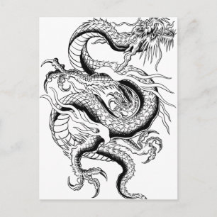 Oriental Dragon Vykort