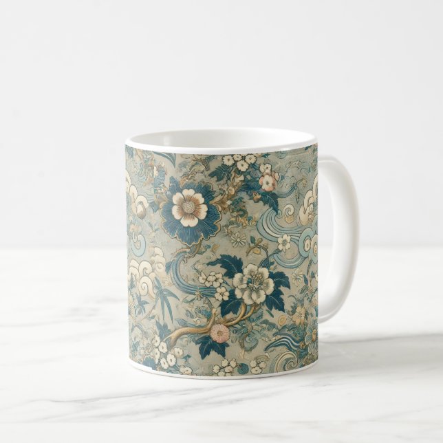 Oriental Garden Mönster Kaffemugg (Framsida höger)