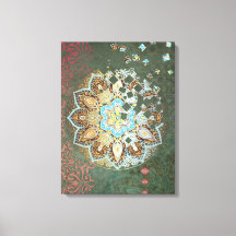 Oriental glöd III - Wrapped Canvas