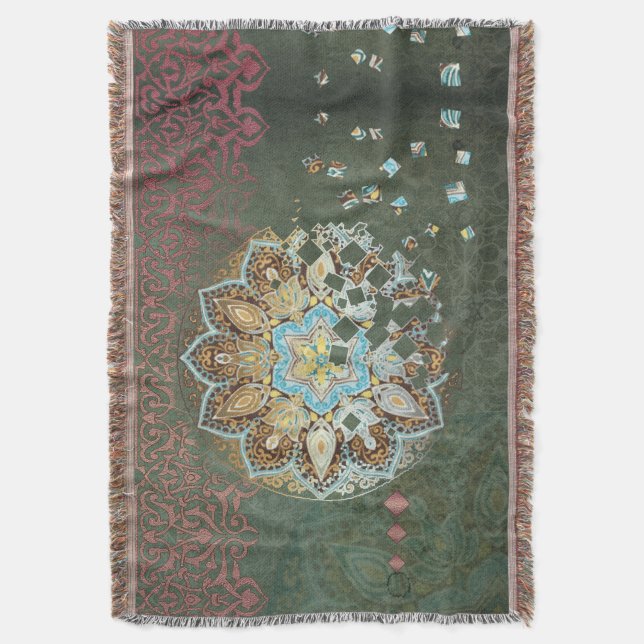Oriental Glow III - Blanket Filt (Framsidan Vertikal)