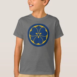 Oriental Gult Blue Sakai Japan Mon Vector Art T Shirt