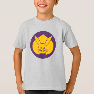 Oriental Gult Lila Japan Rabbit Mon Art. T Shirt