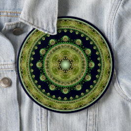 Oriental helig round ornament knapp
