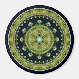 Oriental helig round ornament magnet
