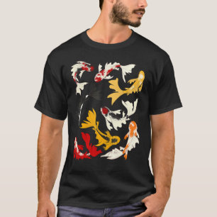 Oriental Koi Goldfish Ranchu Fish Graphic T Shirt