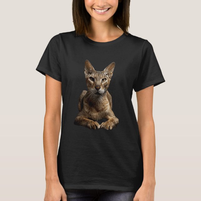 Oriental korthårskatt t shirt (Framsida)