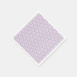 Oriental Lila White Ayame Japan Bishamon Mönster Pappersservett