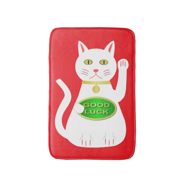 Oriental Lucky Cat Badrumsmatta (Framsidan (Vertikal))