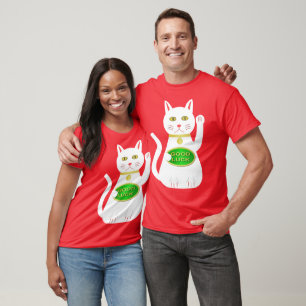 Oriental Lucky Cat T Shirt