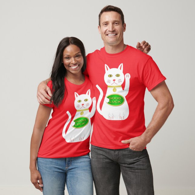 Oriental Lucky Cat T Shirt (Unisex)