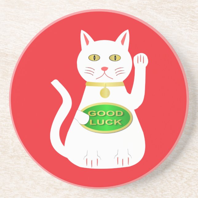 Oriental Lucky Cat Underlägg (Framsidan)