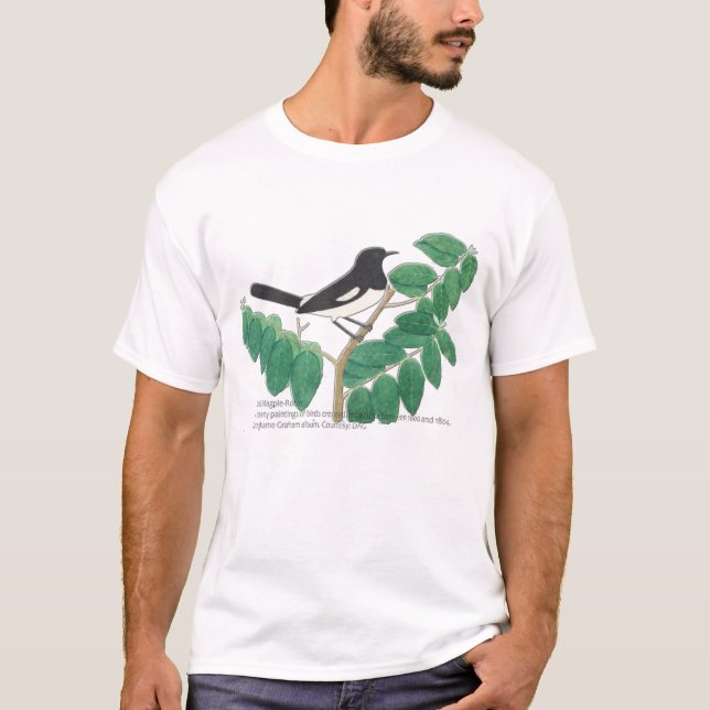 Oriental Magpie-Robin T Shirt (Framsida)