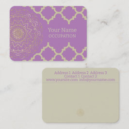 Oriental Mandala - Affärskort Visitkort