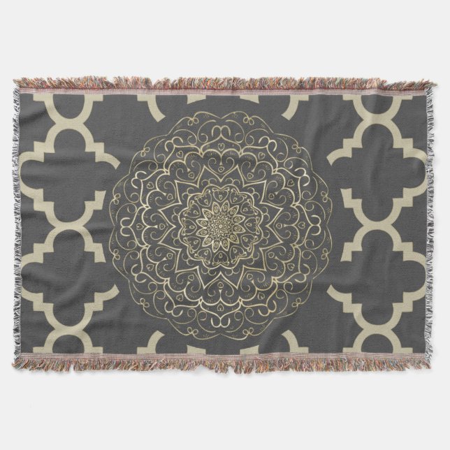 Oriental Mandala - Blanket Filt (Framsidan)