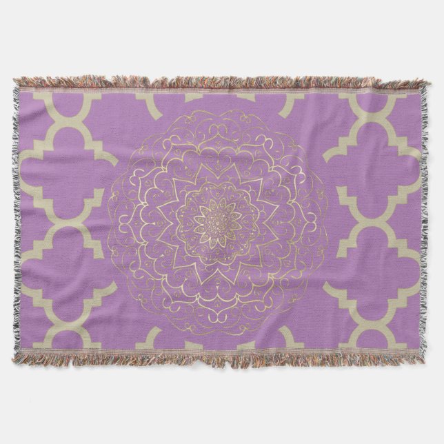 Oriental Mandala - Blanket Filt (Framsidan)